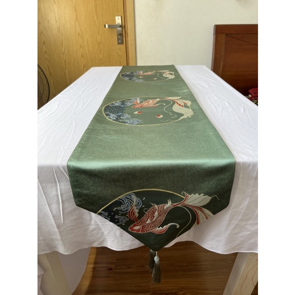 Khăn trải giữa bàn hình con cá 3m x 0,33