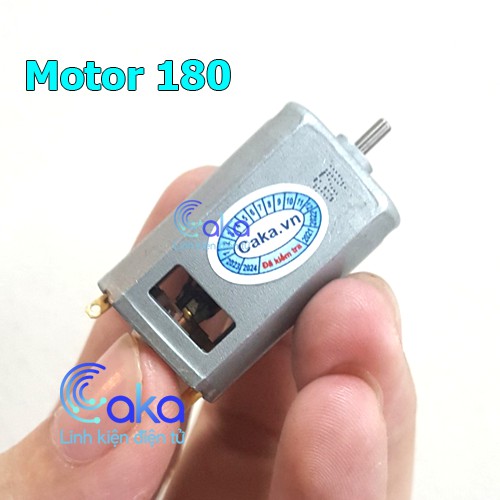 Động cơ 180, Motor 180 siêu khỏe chiều dài trục 5mm
