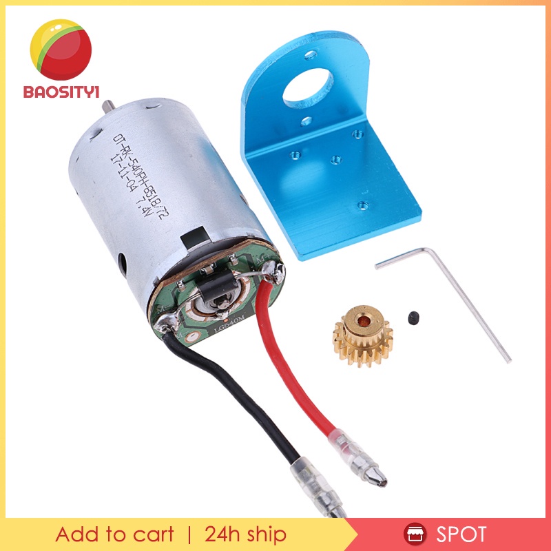Động Cơ 540 + Ốc Vít + Cờ Lê Cho Xe Điều Khiển Từ Xa Wltoys 12428 12423