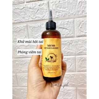 Dung dịch vệ sinh tai cho chó mèo Hàn Quốc Budle Pet Ear Cleaner  120ml
