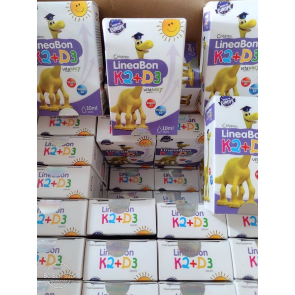🆘 LineaBon K2+D3  Bổ Sung Vitamin K2D3 Tăng Cường Hấp Thu Canxi Tối Đa Trẻ