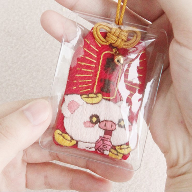 [ CÓ SẴN ] DIY / BỘ KIT TỰ THÊU TÚI OMAMORI HÌNH THÚ