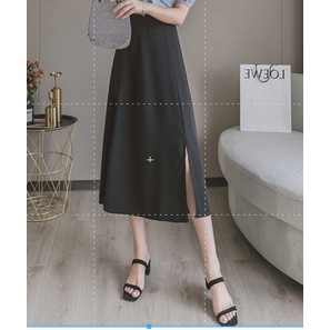 Chân Váy Dài Chữ A Ulzzang xẻ cạnh, Váy Chữ A dáng Dài xẻ cạnh phong cách trẻ trung | BigBuy360 - bigbuy360.vn