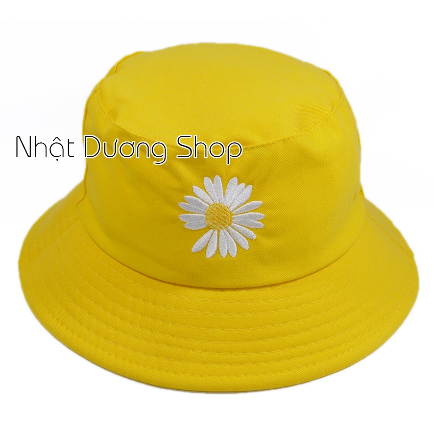 Nón tai bèo hoa cúc nam nữ thời trang - Họa Tiết Bắt Mắt, Màu Sắc Thời Thượng, Chất Vải Cotton, Hàng Loại 1 bao đẹp