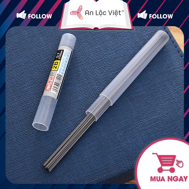 Combo 5 Hộp Ruột Chì Kim 2B Dona 8100 0.5mm, 0.7mm Chuyên Dụng