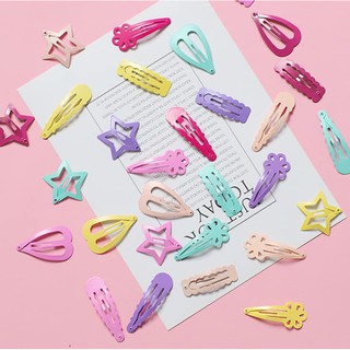 Kẹp tóc nhiều màu sắc set 6 cái