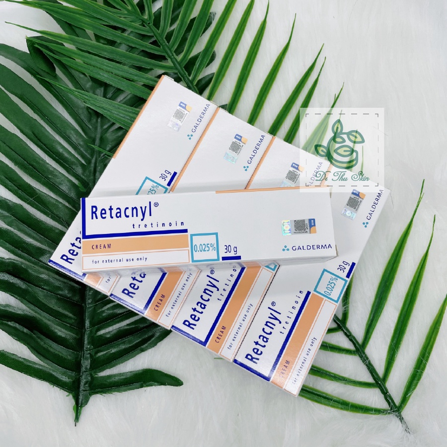 Tretinoin Retacnyl 0.05% và 0,025% Cream 30g- Kem Hỗ Trợ Giảm Mụn Trẻ Hóa Da