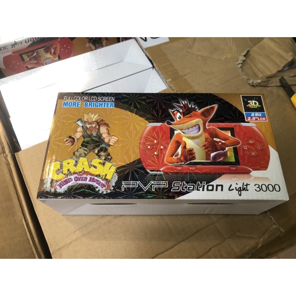 ⭐Máy cầm tay bỏ túi chơi game FULL box nhiều loại game Station PVP 3000 mới. Tặng kèm bao tay chơi game