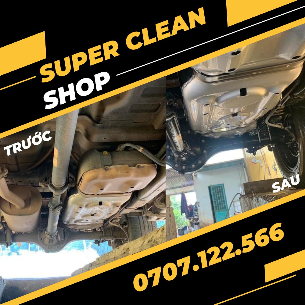 DUNG DỊCH TẨY RỬA ĐẦU BÒ LỐC MÁY XE MÁY SIÊU SẠCH SUPER CLEAN