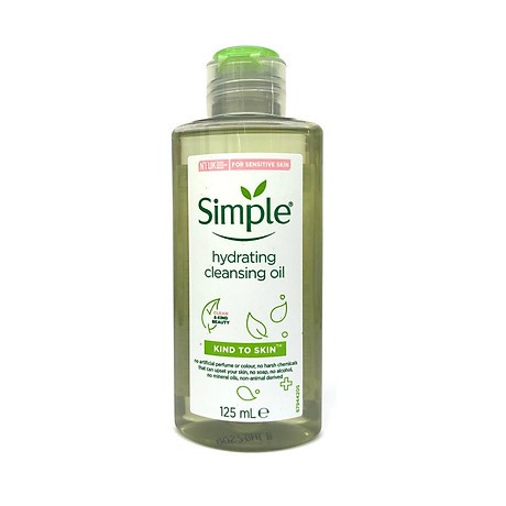 Dầu tẩy trang Simple Kind To Skin Hydrating Cleansing Oil 125ml
