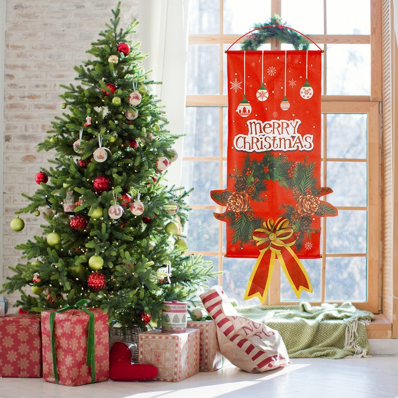 Tấm vải treo trang trí giáng sinh 115*40cm