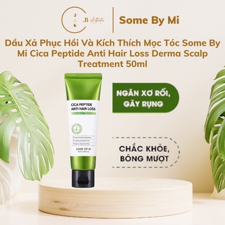 Dầu xả ngăn ngừa rụng tóc some by mi cica peptide anti-hair loss derma scalp treatment 50ml