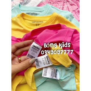 Áo Phông Bé Gái Basic Trơn GÊ