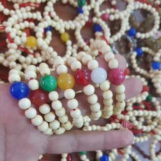 vòng dâu tằm đá phong thuỷ cho bé ss-3t