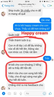 Kem dưỡng cho baby Happy Cream
