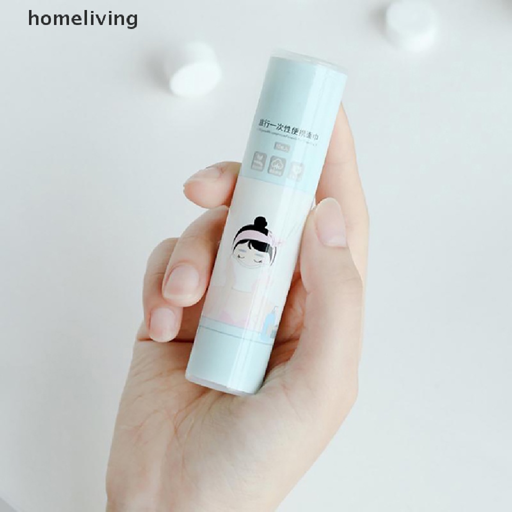 Set 10 Khăn Nén Cotton Mini Dùng Một Lần Tiện Dụng Khi Đi Du Lịch