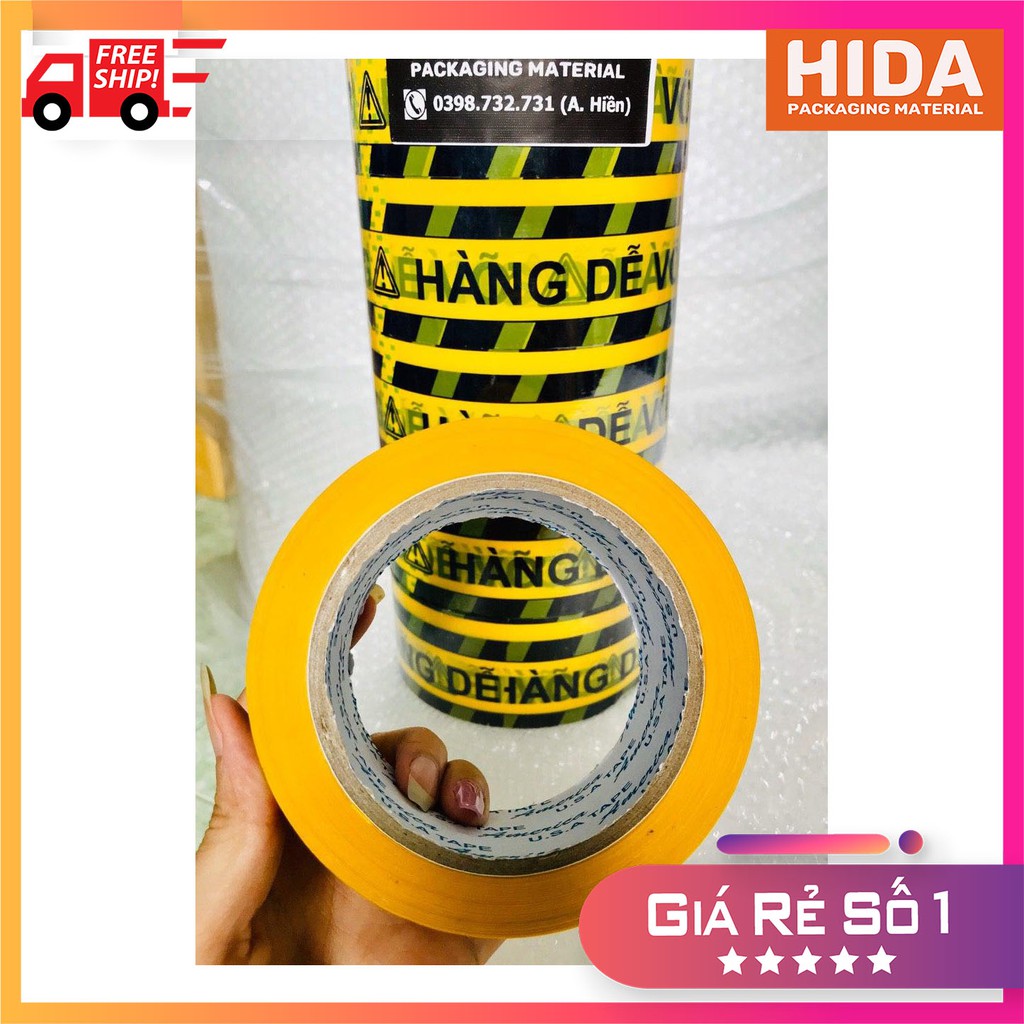 1 Cuộn Băng Keo In Chữ HÀNG DỄ VỠ-Băng Dính HiDa|Hàng Cao Cấp Giá Rẻ Shopee Freeship 50k Grab Now