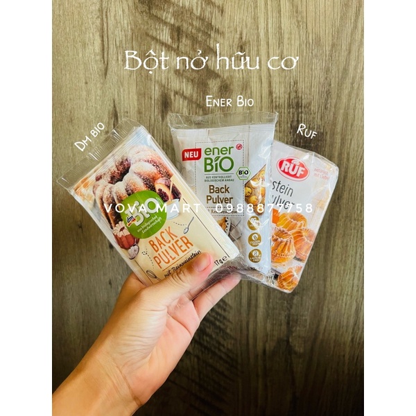 BỘT NỞ HỮU CƠ DmBio/ Ruf/ Ener Bio 17g