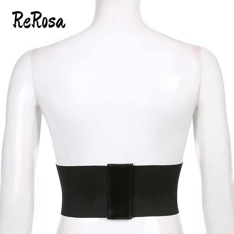 Áo Nịt Eo Da PU Co Giãn Thời Trang Cho Nữ