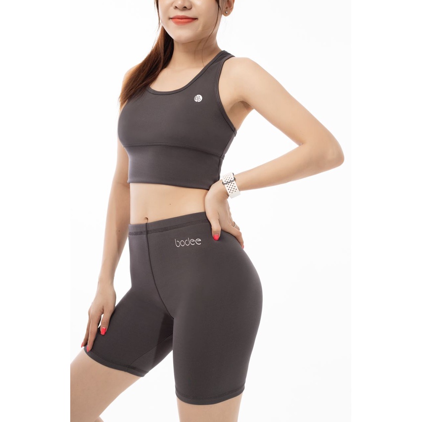 Bộ đồ tập lửng để tập gym, yoga, chạy bộ, thể thao BODEE BI01 BIKER IRIS