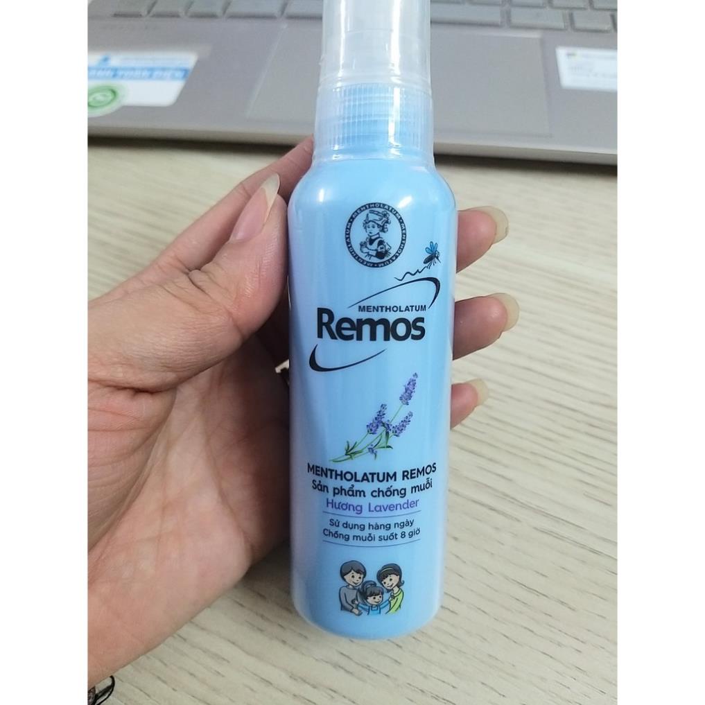 Xịt Chống Muỗi Hương Hoa Oải Hương Remos Lavender (60ml)