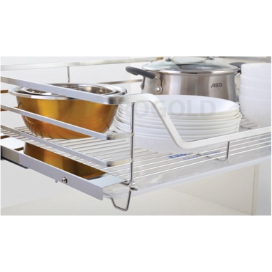 Giá xoong nồi Eurogold EP80B, inox 304, ray giảm chấn  - Thế giới bếp