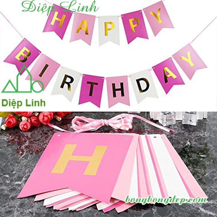 Dây Treo Trang Trí Happy Birthday Các Mẫu