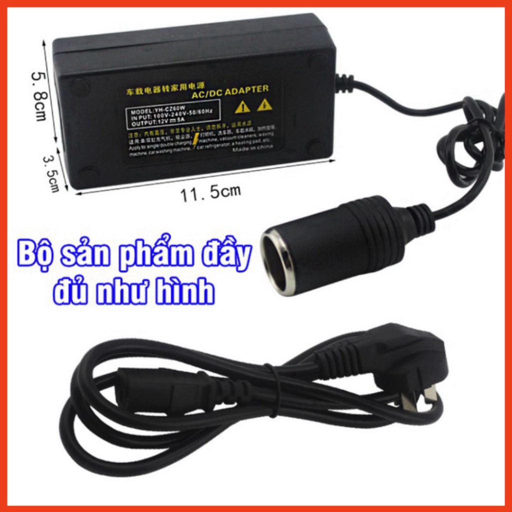 Bộ chuyển đổi nguồn từ 220V sang 12V adapter chuyển đổi nguồn điện đảm bảo an toàn tự động