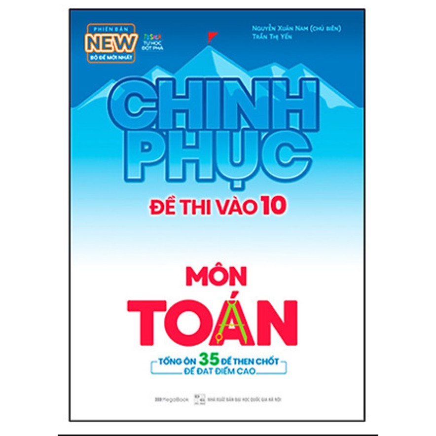 Sách - Combo 3 cuốn Chinh Phục Đề Thi Vào 10 Toán Văn Anh ( MG )