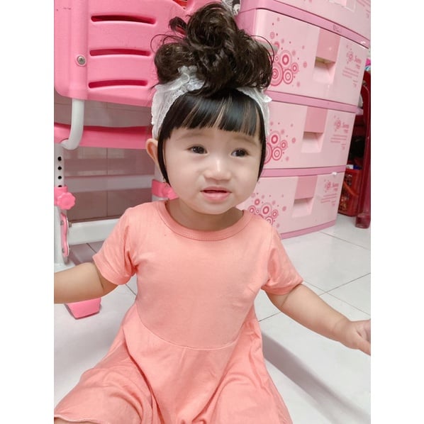 Mẫu băng đô ren trắng