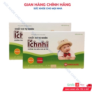 (Chính hãng) Chất xơ ích nhi, cốm chất xơ hòa tan, giảm táo bón cho bé, phụ nữ có thai, phụ nữ sau sinh (hộp 20 gói)
