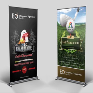 Standee cuốn  thường 60x160 cm