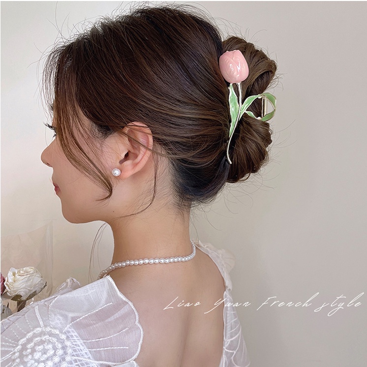 Kẹp TóC HìNh Hoa Tulip / Cá MậP Dễ Thương Cho Nữ