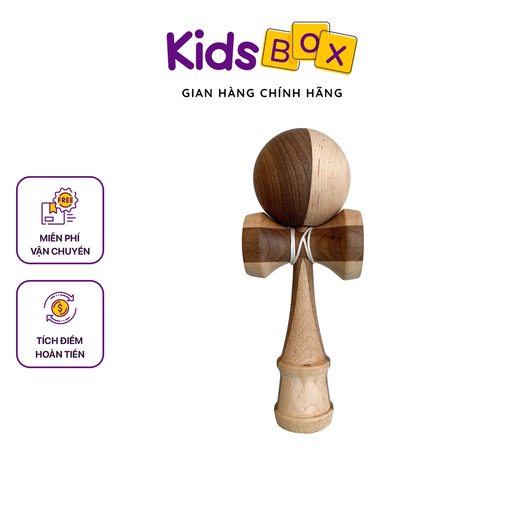 Đồ chơi nhật bản, Kendama, Đồ chơi kiếm bóng gỗ KidsBox