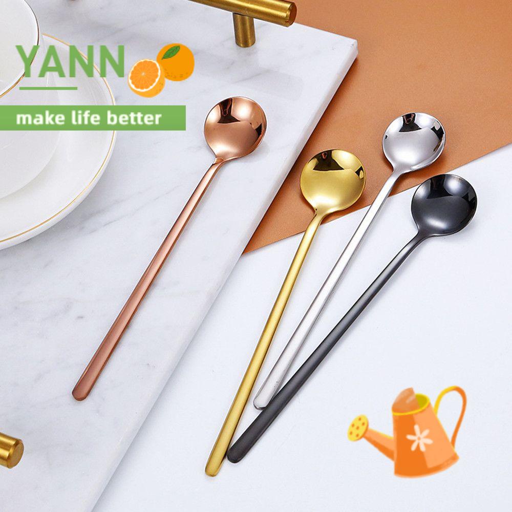 Muỗng cà phê bằng thép không gỉ 304 màu sắc xinh xắn phong cách Bắc Âu