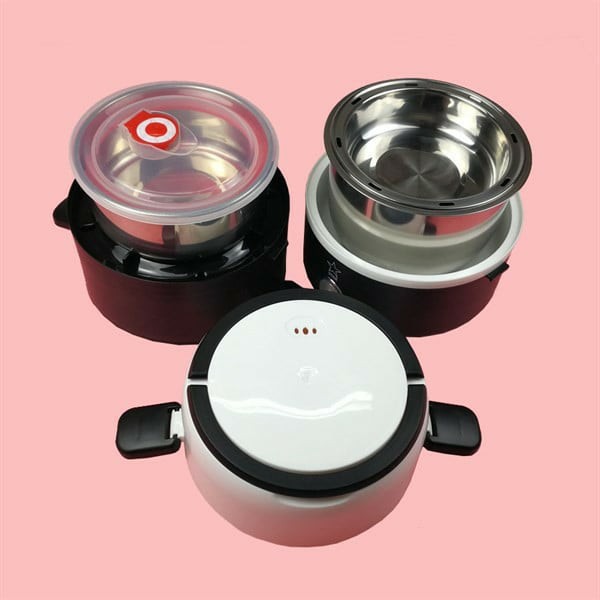 Hộp Cơm Giữ Nhiệt 3 Tầng Hâm Nóng Thức Ăn Cắm Điện Bằng Inox Star Hot Lunch Box