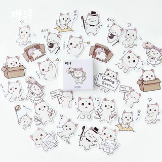 Set 45 sticker bé mèo ngầu lòi siêu đáng yêu