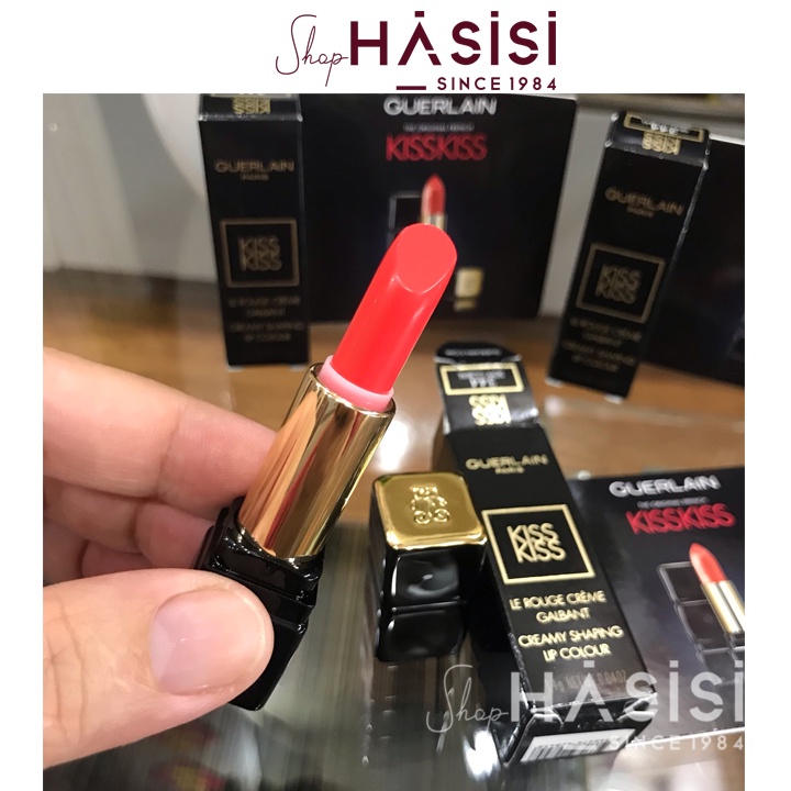 Son Thỏi GUERLAIN(NHI) - Kiss Kiss Creamy Shaping Lip Colour 1.4g