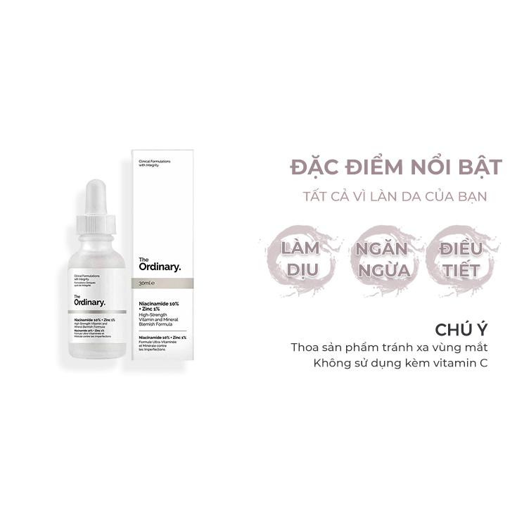 Serum giảm tàn nhang giảm mụn dưỡng da trắng da giảm thâm nám the ordinary SR19