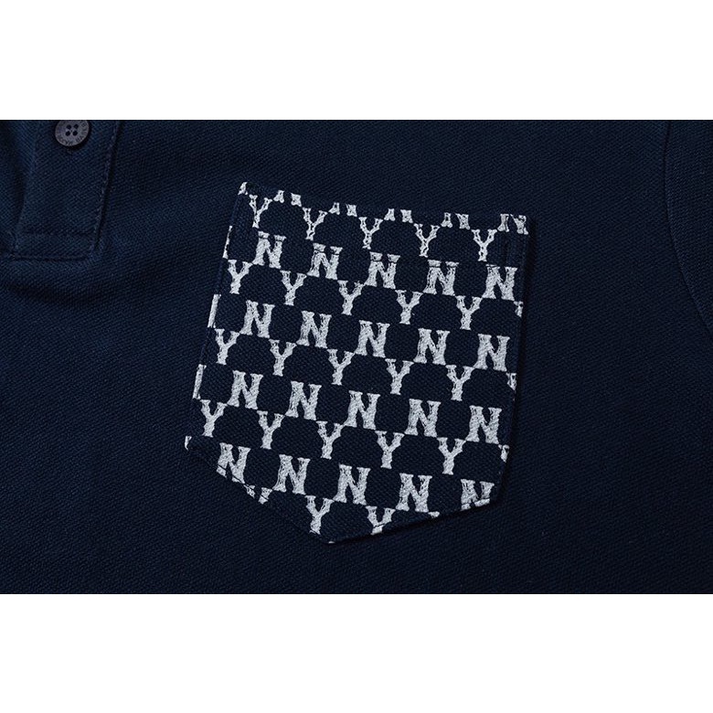 Áo polo MLB tay ngắn hiện đại Monogram