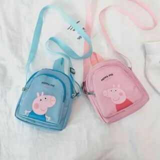Túi xách Pepa pig cho mẹ và bé.  Cb e my