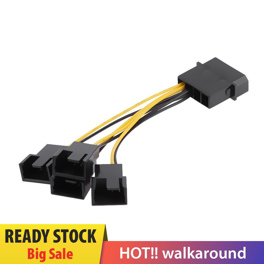 Dây cáp chia cổng D cho máy tính CPU PC 3Pin 1 sang 4 hướng