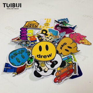 Sticker Drew House dán mũ bảo hiểm chống nước, dán laptop, điện thoại, đàn guitar, vali...