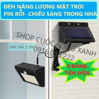 Đèn 28 LED năng lượng mặt trời loại tháo rời pin cảm ứng thông minh - MÃU MÃ MỚI - chiếu sáng trong nhà tiện dụng