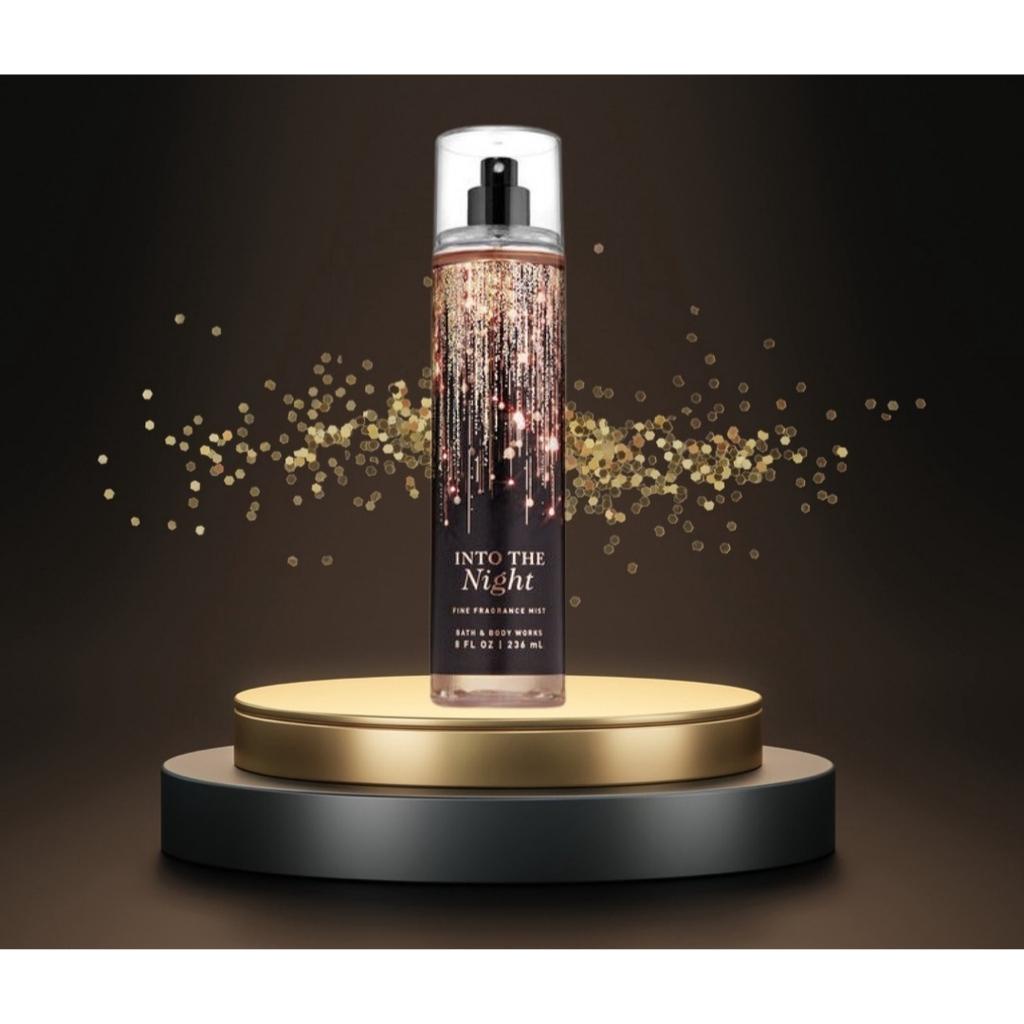 Xịt thơm body Into The Night 236ml chính hãng nội địa Trung xịt body mist nữ thơm toàn thân, nước hoa nữ AME COSMETIC