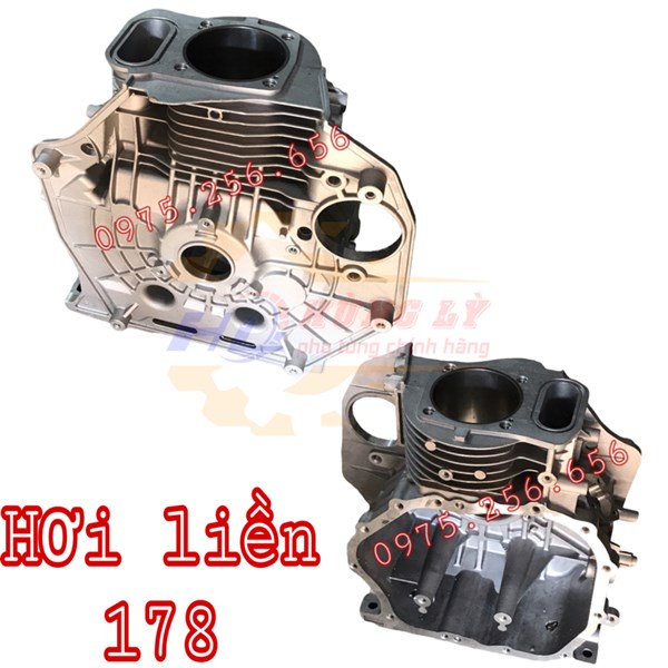 Hơi Liền 178 lốc máy vách máy phụ tùng máy nông nghiệp phụ tùng Hùng Lỳ
