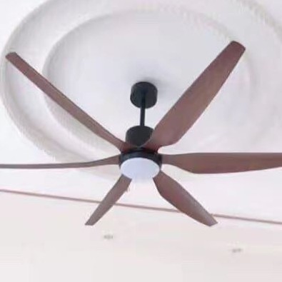 Quạt Trần Đèn 6 Cánh Hiện Đại, Quạt Trần Trang Trí Phòng Khách/Phòng Ngủ, Động Cơ DC