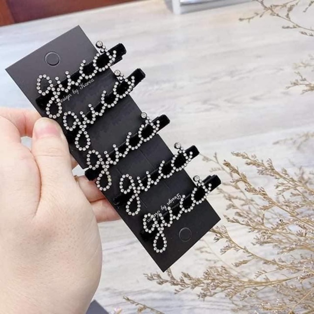kẹp tóc GUCC ( cao cấp)
