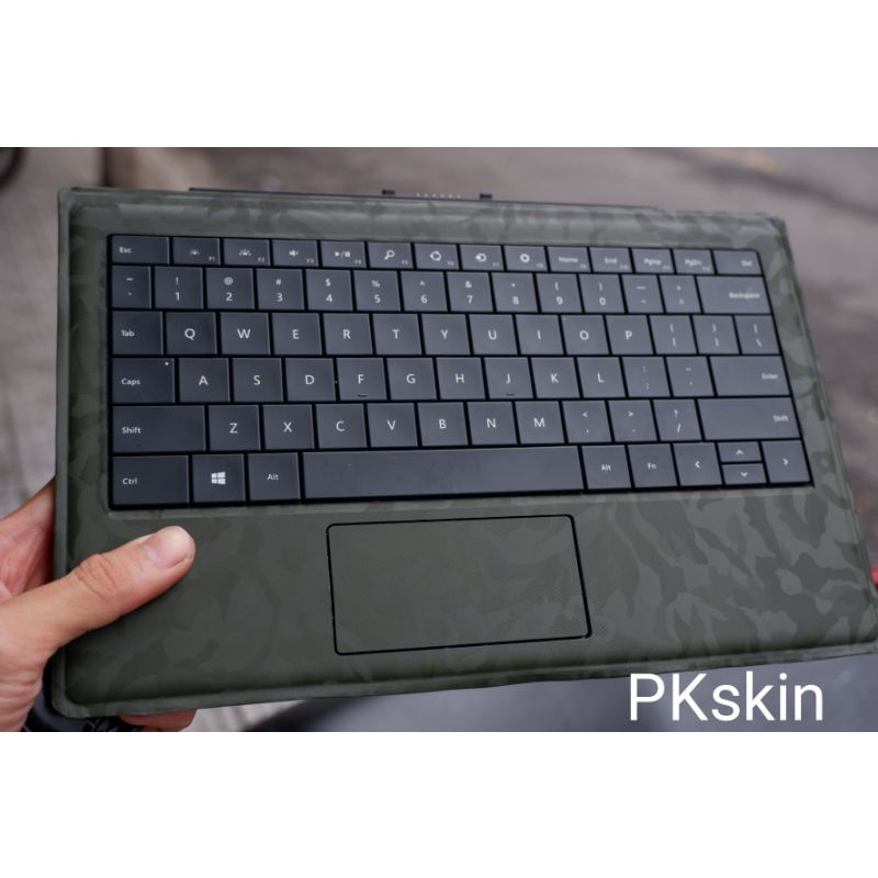 Miếng dán skin camo green cho bàn phím Surface pro 1, 2, 3, 4, 5, 6, 7