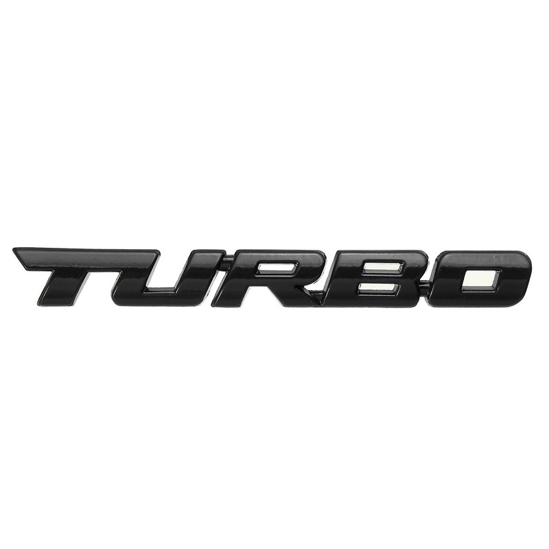 Chữ TURBO 3D Kim Loại - Trang Trí Xe Ô Tô Loại Đẹp